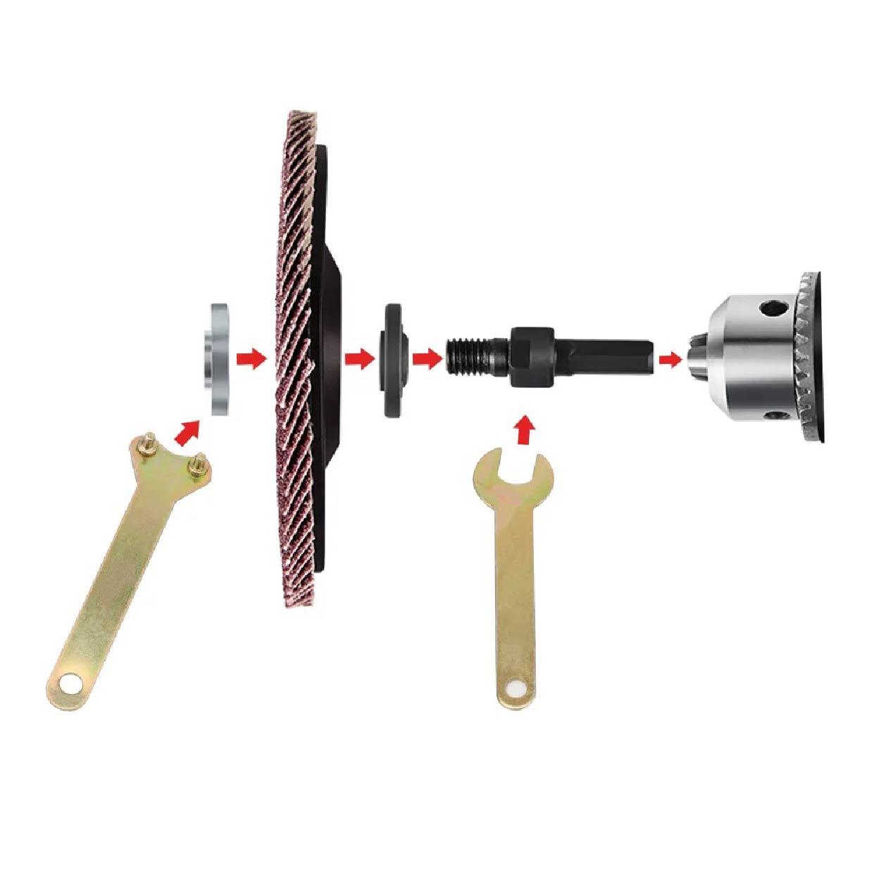 ADAPTADOR DE DISCOS PARA TALADRO - TRANSFORMA EL TALADRO EN PULIDORA